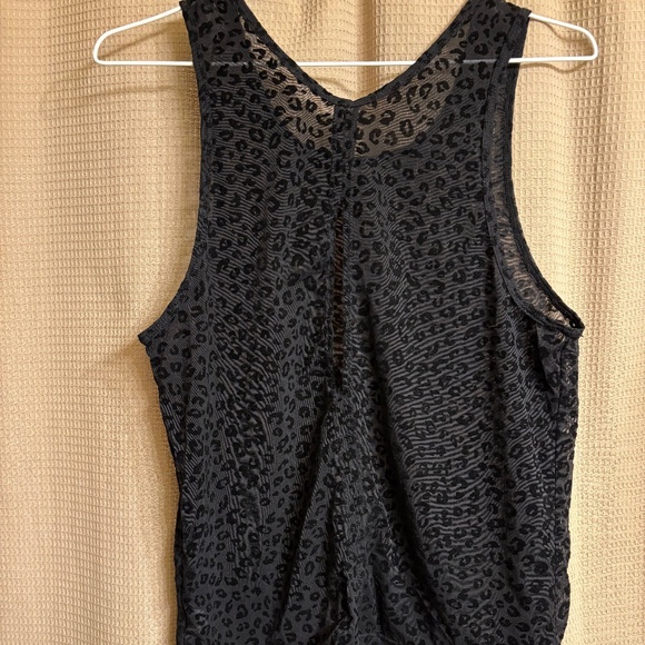 Czyia Black Leopard Tank Women's XS - Picture 1 of 7